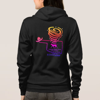 Black Zipper Hoodie