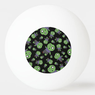 Black zombies ping pong ball