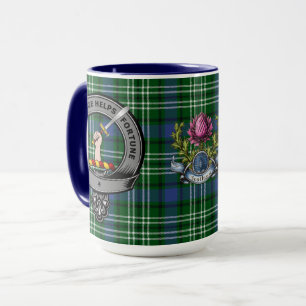 Blackadder Clan Badge & Tartan Mug