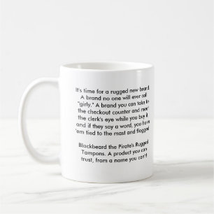 Blackbeard Brand Rugged Tampons Coffee Mug