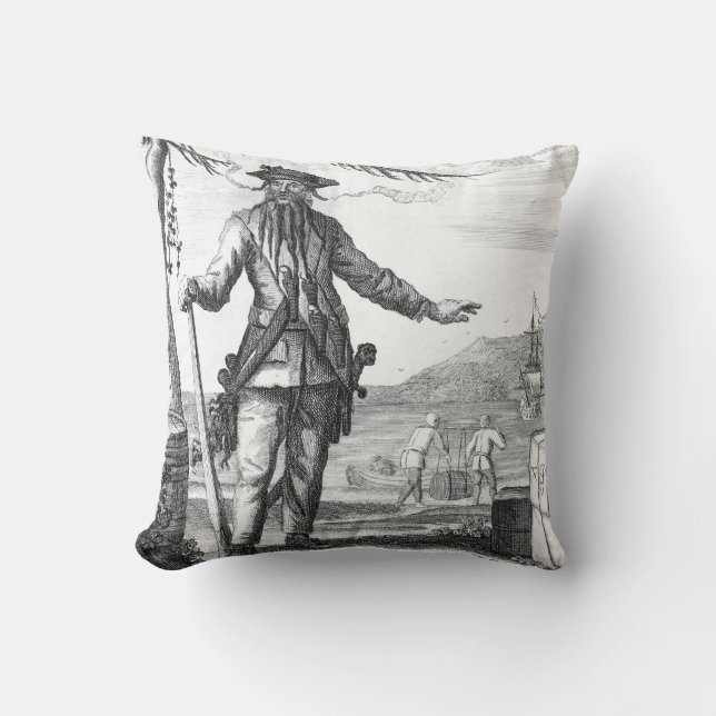 Blackbeard Cushion (Front)