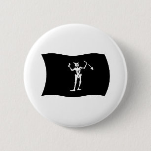 Blackbeard Flag Button