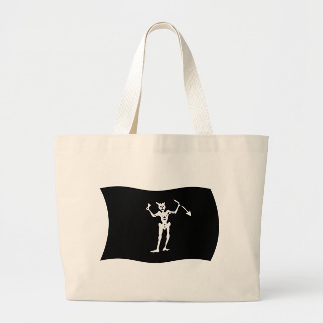 Blackbeard Flag Tote Bag (Front)