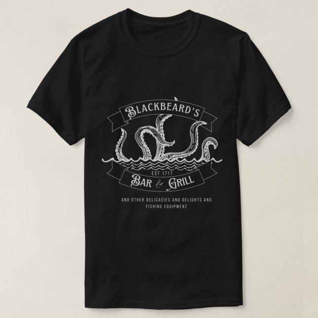 Blackbeard_s Bar and Grill   T-Shirt (Design Front)