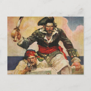 Blackbeard the Buccanneer Postcard