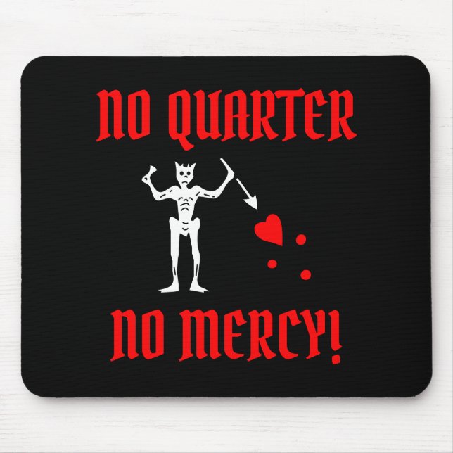 Blackbeard the Pirate (Edward Teach) Mouse Mat (Front)