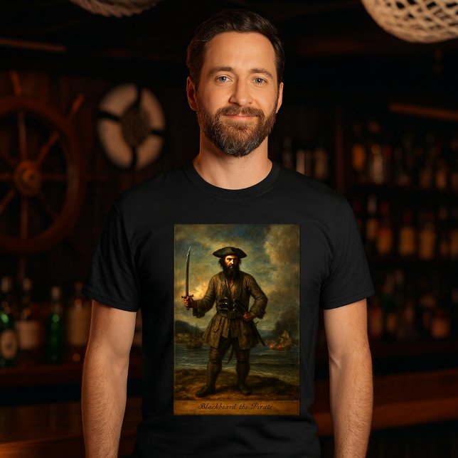 Blackbeard The Pirate T-Shirt (Creator Uploaded)