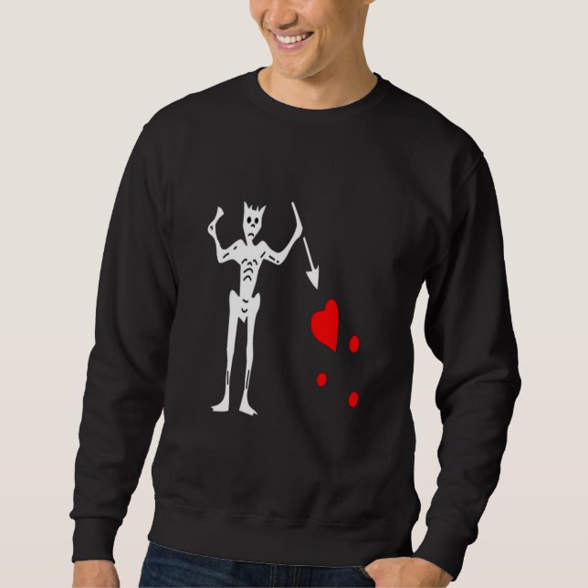 Blackbeard-White Sweatshirt (Front)