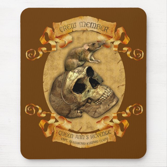 Blackbeards Crew Mouse Mat (Front)