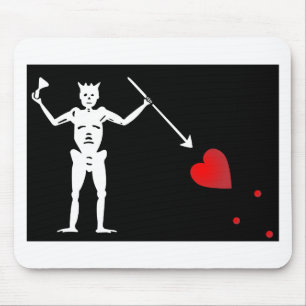 BlackBeards Flag (Edward Teach) Mouse Mat