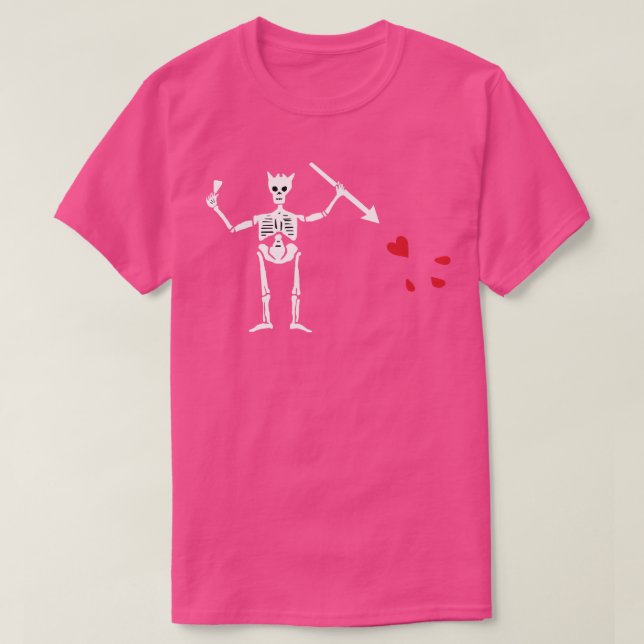 Blackbeards Flag Skeleton T-Shirt (Design Front)