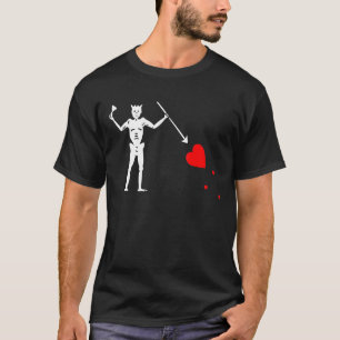 Blackbeards Jolly Roger Pirate Flag T-Shirt