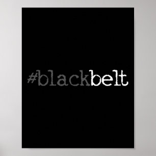 Blackbelt Karate Taekwondo Martial Arts Gift 1  Poster