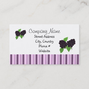 Blackberries Business Card