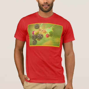 "Blackberries Fruit Plant" Cute Photo. Buy Now T-Shirt