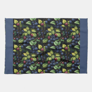 Blackberries Kitchen Towel