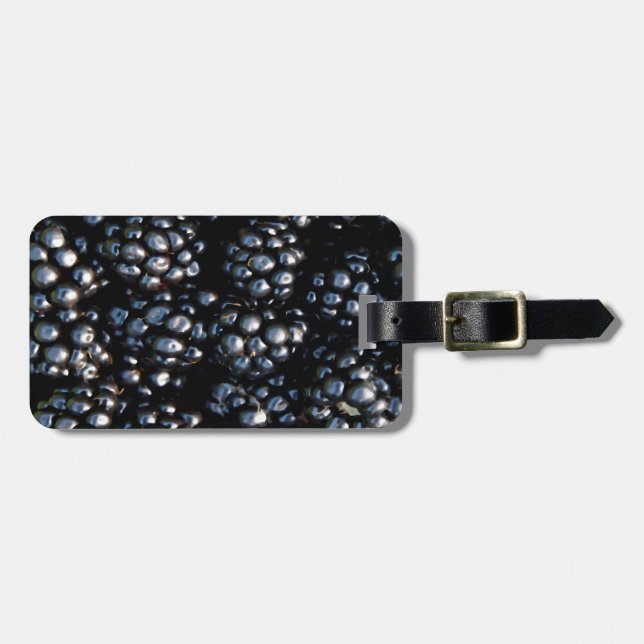 Blackberries Luggage Tag (Front Horizontal)