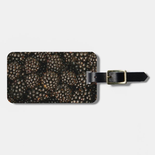 Blackberries Luggage Tag (Front Horizontal)