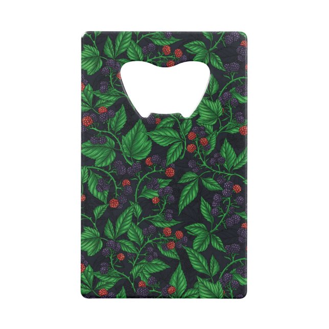 Blackberries on dark grey (Front)