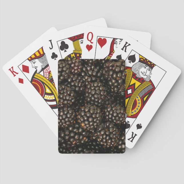 Blackberries Playing Cards (Back)