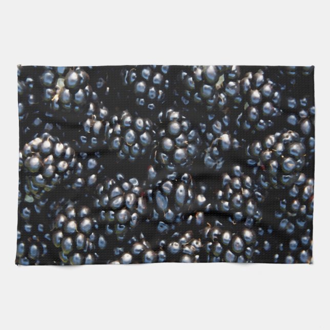 Blackberries Tea Towel (Horizontal)