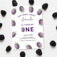 Blackberry 1st Birthday Party | Berry First