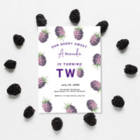 Blackberry 2st Birthday Party | Berry First