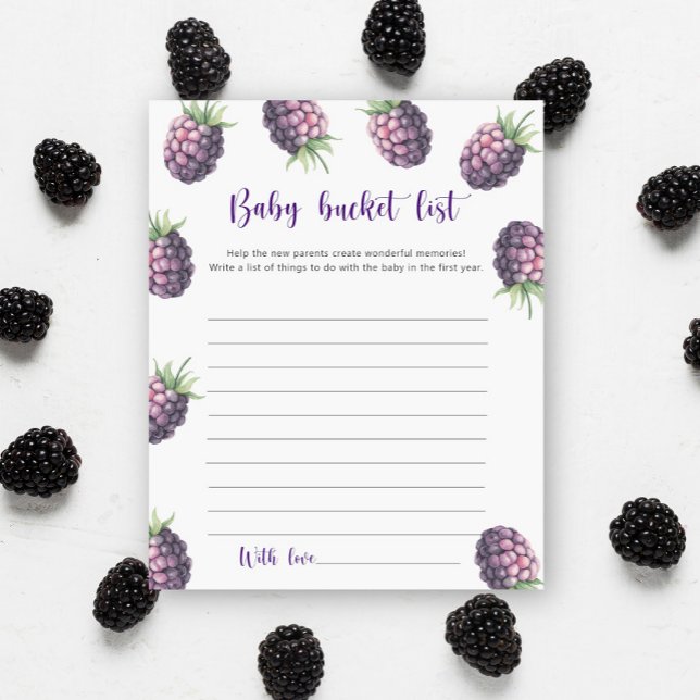 Blackberry - Baby bucket list (Creator Uploaded)