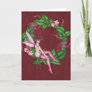 'Blackberry' Blank Greeting Card