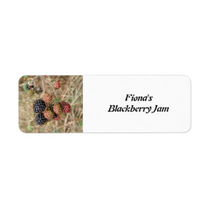Blackberry Bonanza Custom Food Labels