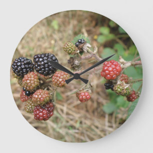 Blackberry Bonanza Wall Clock