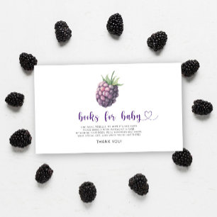 Blackberry - books for baby ticket enclosure card