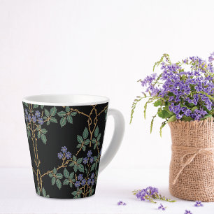 Blackberry Climbing Vine William Morris Latte Mug