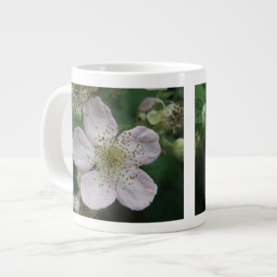 Blackberry Flower Macro Mug