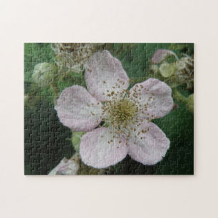 Blackberry Flower Macro Puzzle