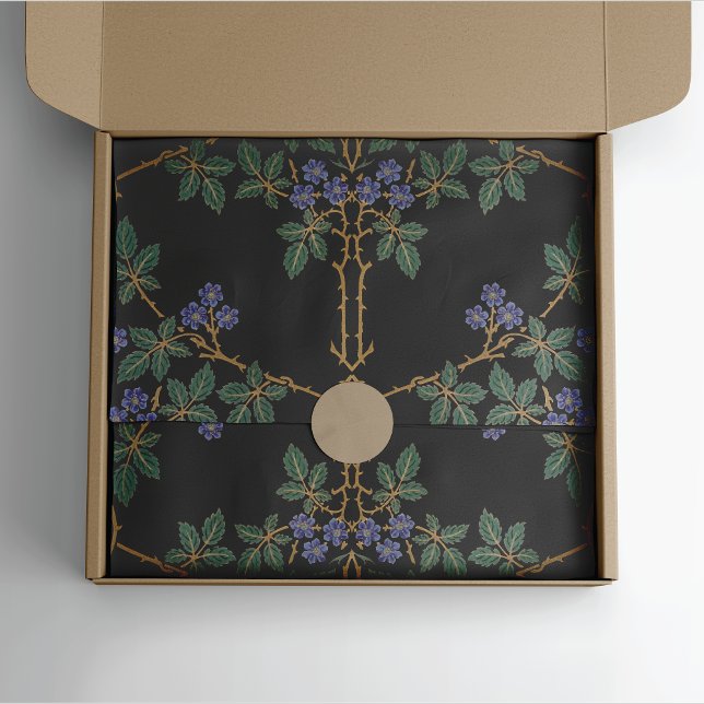 Blackberry Flowers Fruit Vine William Morris Tissue Paper (Creator Uploaded)