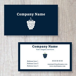 Blackberry Fruit Business Card