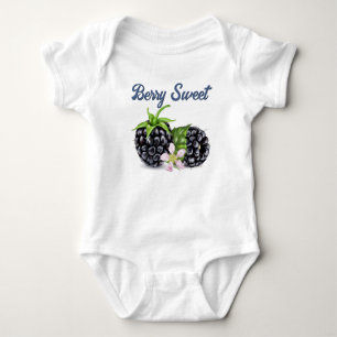 Blackberry Fruit   I Am Berry Sweet Baby Bodysuit