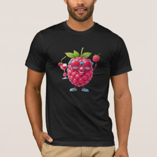 Blackberry Fun Cheerful Vacation Tropical Drink  T-Shirt