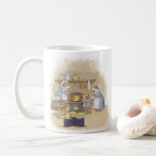 Blackberry Jam Mice Cottagecore Coffee Mug