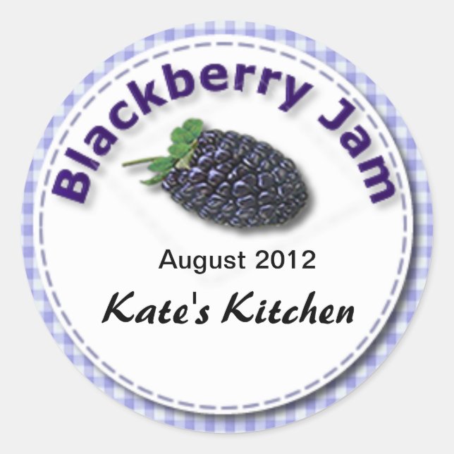 Blackberry Jam Sticker (Front)