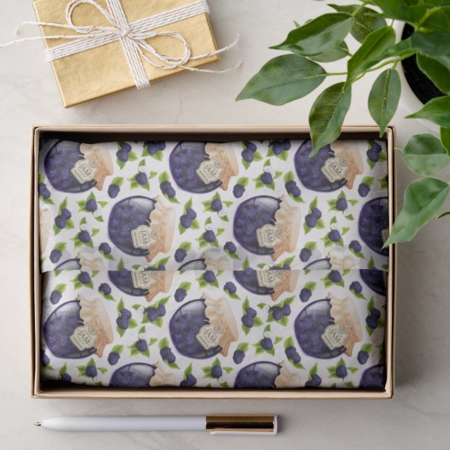 BlackBerry Jam Wrapping Paper (Gift)