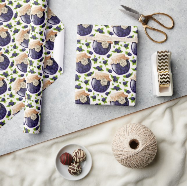 BlackBerry Jam Wrapping Paper (Crafts)