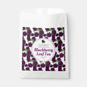 Blackberry leaf tea favour bags