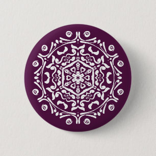 Blackberry Mandala 6 Cm Round Badge