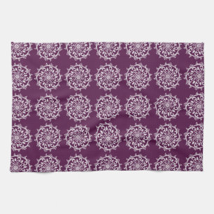 Blackberry Mandala Tea Towel