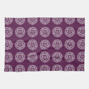 Blackberry Mandala Tea Towel