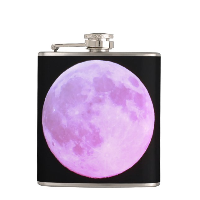 Blackberry Moon Hip Flask (Front)