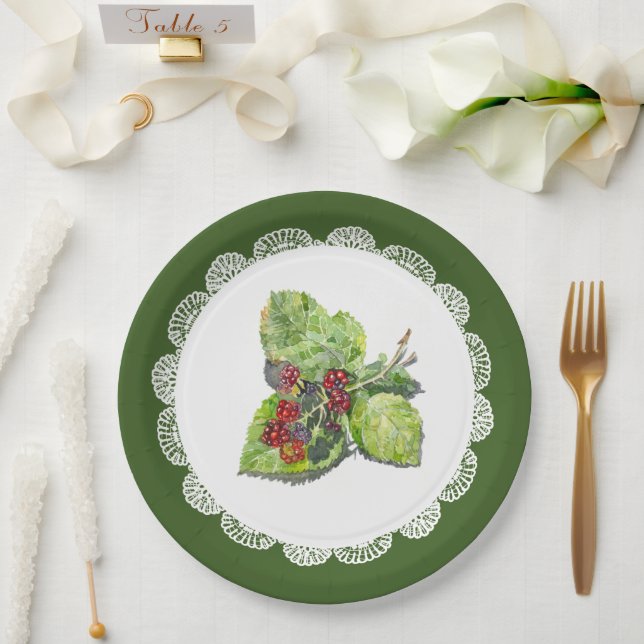 BlackBerry Paper Plate (Wedding)