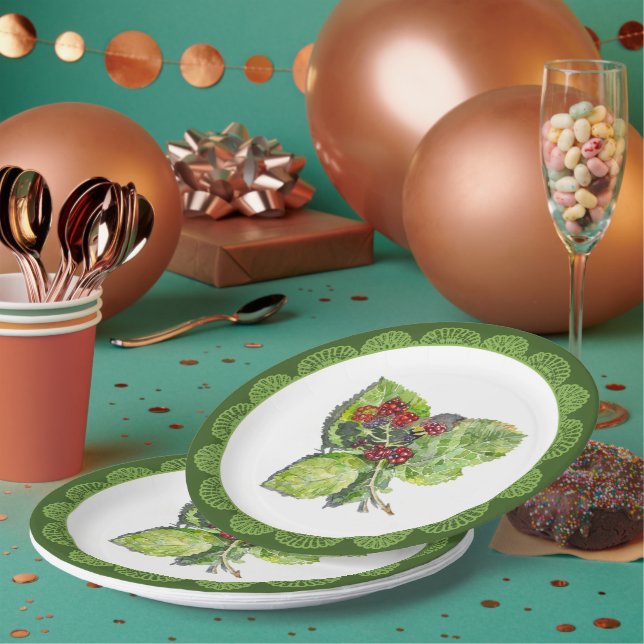 BlackBerry Paper Plate (Multi)